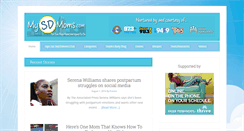 Desktop Screenshot of mysdmoms.com