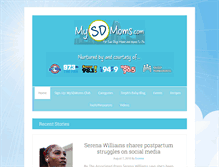 Tablet Screenshot of mysdmoms.com